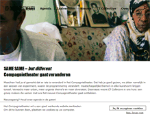 Tablet Screenshot of compagnietheater.nl